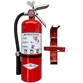 Amerex B500TX - 5lb ABC Fire Extinguisher with Wrap Around Style Vehicle Bracket