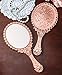 The Paragon Hand Held Mirror - Silver Tone Victorian Vanity Mirror (Copper)
