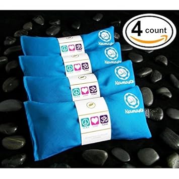 Happy Wraps Yoga Flax Seed Eye Pillows Unscented 4 Pieces