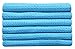 Sinland Microfiber Waffle Weave Kitchen Dish Cloths Drying Cleaning Cloth 13inchx13inch 6 Pack Turquoise