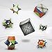 2 Pcs Magnetic Magic Cubes with 36 Built-in Magnets, Mysterious Graphics Geometric Puzzle Toys for Kids and Adults