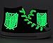 Attack on Titan Shingeki No Kyojin Wings of Liberty Cosplay Shoes Canvas Shoes Sneakers Luminous Black
