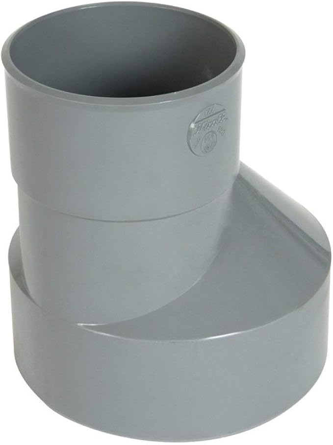 Nicoll IZ4 - Réduction PVC Excentrée Mâle/Femelle 160/100 Mm Pour Évacuation Eaux
