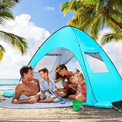 Wolfwise Upf 50 Easy Pop Up Beach Tent Sun Shelter Quick Instant Automatic Portable Sport Umbrella Baby Canopy Cabana Sun Shade
