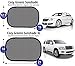Car Window Shade XL (3-Pack) | Sun Shade for Car Window | Window Clings | UPF50+ Protection from Harmful UV Rays | Free Seat Belt Cutter & eBook | Baby Shower Gift Box