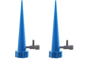N-KONGJIAN 10PCS Self Plant Watering Spikes, Self Watering Spikes for Plants, Automatic Adjustable Drip Irrigation Devices for Houseplant, Gardenplant, Officeplant (Blue)