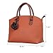 Hynes Victory Woven Pattern Large Tote Bags Handbags for Women, Brown2