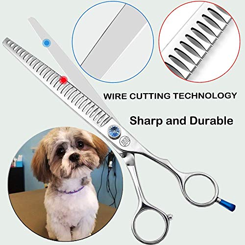 Moontay Professional Dog Grooming Straight, Curved, Thinning/Blending