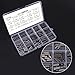 Yosoo 140Pcs Stainless Steel Key Keystock Assortment Round Ended Keyway Parallel Drive Shaft Keys Set 8mm, 10mm, 12mm, 16mm, 20mm, 25mm, 30mm