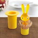 Alessi A di Alessi Magic Bunny Toothpick Yellow PMMA ASG16 Y 12 x 8.5 x 35 cm view 6