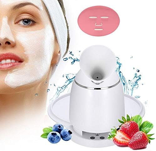 DIY 2 in 1 Facial Face Mask Machine Multi-function Fruit Maker with Human Voice Reminder Fruit Vegetable Facial Care Mask Making Machine Removal Acne