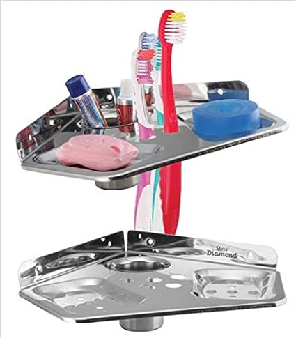Bedi Royal NO. 72 S.S 5 in 1 Toothbrush Corner Holder
