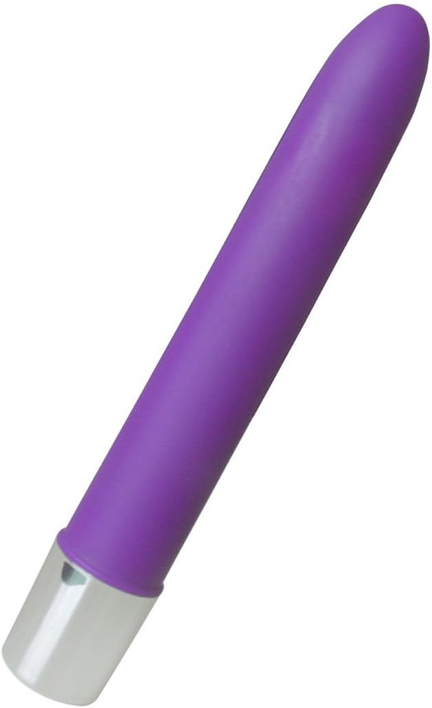 The New 7-Inch 10 Vibration Mode Hand-held Small Massage Gifts for Women (Purple + Silver Lid)