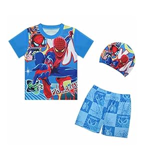 Jongen Spiderman Gedrukt Surfen Badpak Kleding Kid Cosplay Beachwear Surfen Kostuum Avenger Zomer Strand Zonnebad…