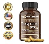 Turmeric PRO Super Strength 95% Curcuminoids Organic Turmeric Curcumin with BioPerine 90 Veggie Capsules Joint Pain Relief Anti-Inflammatory Antioxidant Anti-Aging Black Pepper Extract for Absorption