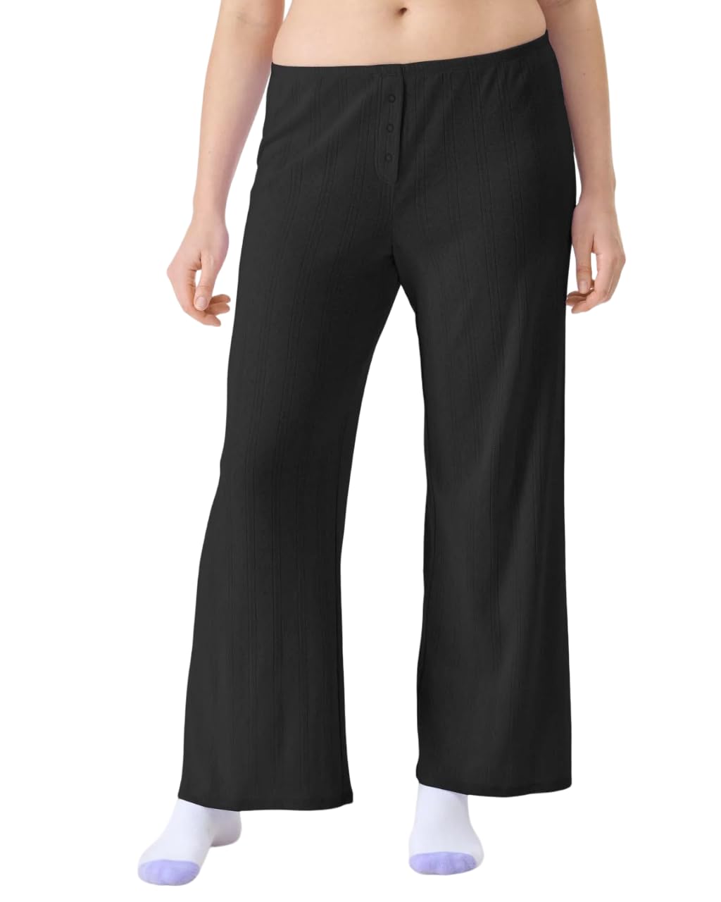Photo 1 of Florence by millsWomensCozy Crush Sweet Pointelle PantBlackMedium