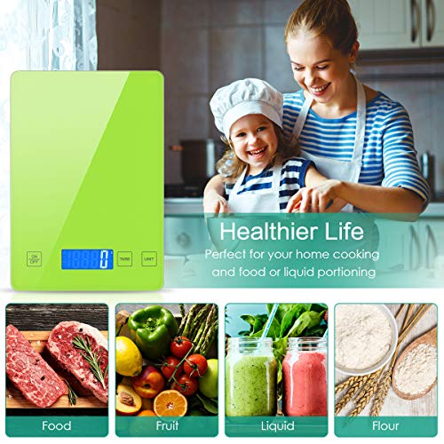 ORIA Kitchen Scale, Digital Food Scale, USB Rechargeable and with