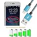 JSDOIN (1M/3FT-3Pack)(2M/6FT-1Pack) Nylon Braided USB Charging & Syncing Cord Compatible Charger, X iPhone 8 8 Plus 7 7 Plus 6s 6s, Plus 6 6 Plus iPad iPod Nano