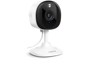 Lepro 2K Security Camera Indoor/Outdoor, Full Color Night Vision, Smart Camera for Baby Care, Pet Monitoring, Remote Intercom