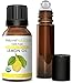Lemon Essential Oil, Includes 10ml Amber Glass Roll-On Bottle USDA Certified Organic by RejuveNaturals, 15 ml ~ 100% Pure, Cold Pressed, Food Grade ~ for Skin, Cleaning, or Aromatherapy Diffuser