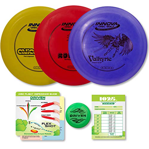 Driven Disc Golf Set - Innova Valk, ROC, and Aviar
