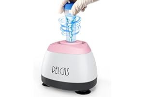 PELCAS Mini Vortex Mixer, 3000RPM Vortex Shaker with Touch Function, Ink, Nail Polish, Eyelash Glue, Acrylic Paints Mixing, Lab Vortex for Test Tubes and Centrifuge Tubes