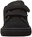 PUMA Unisex-Baby Suede Classic Badge Hook and Loop Sneaker, Black Black, 9 M US Toddler