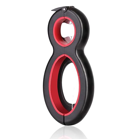 Deckelöffner für schraubgläser, Glasöffner Dosenöffner Flaschenöffner mit Rutschfestem Griff Multi-Funktions alle Deckelgröße