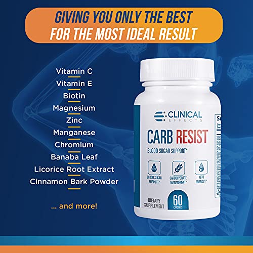 Clinical Effects Carb Resist Carb Blocker with Vitamin C 60