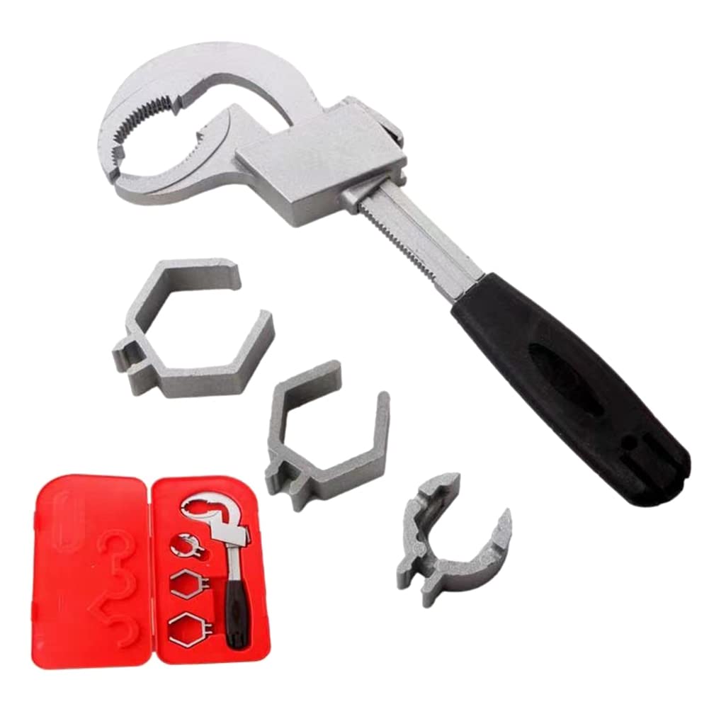 Nagoyuki Adjustable Double-Ended Wrench Bathroom Wrench for Water Pipe Repair & Home Accessories