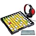 Novation Launchpad Mini Ableton Live Controller MK2 Bundle W/Stereo Headphones + Fibertique Cleaning Cloth