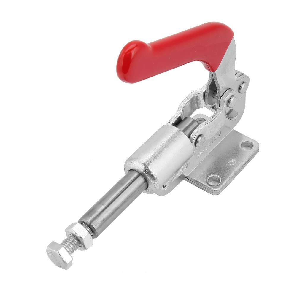 Toggle Clamps Quick Release Akozon Toggle Clamp Iron Galvanized Quick Fixed Toggle Clamp Holding Latch Push Pull Action Hand Tool for Machine Operation, Woodworking, Welding, Molding(GH-36010)