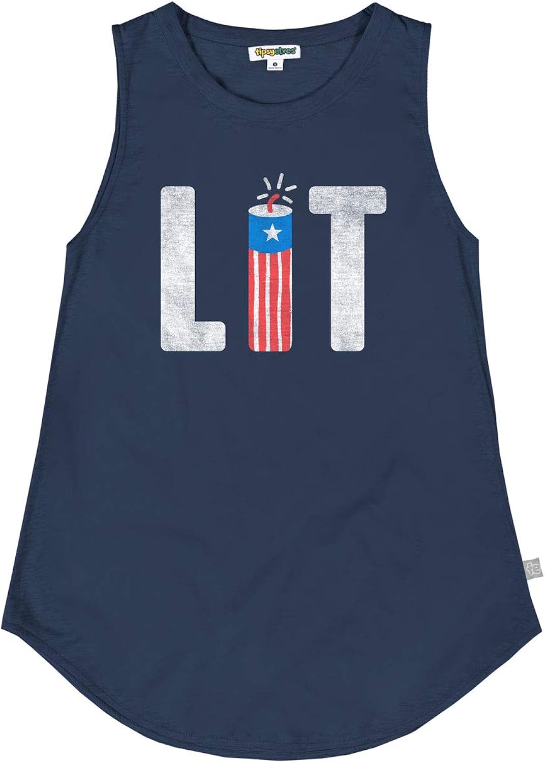 Women's Hilarious Patriotic Americana Tank Tops - USA Stars and Stripes Tanks