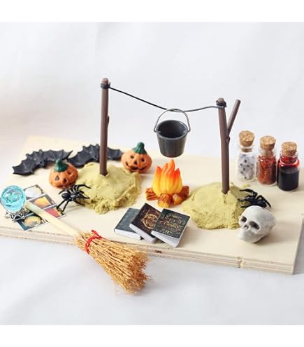Melody Jane Puppenhaus-Zubehör – Miniatur „Trick Or Treat“ Süßigkeiten-Tasche Im Maßstab 1:12