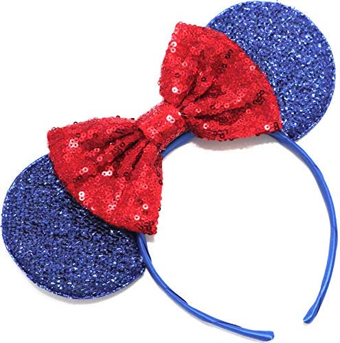 Patriotic Ears, America Mickey Ears, Disney Americana Minnie Ears, Disney Stars and Strips Ears, Disney July Fourth Headband