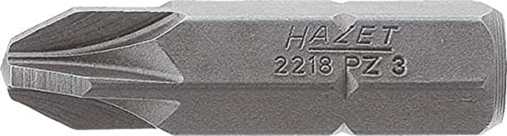 HAZET 2218-PZ1 32 mm Pozidriv Profile PZ Bit - Multi-Colour