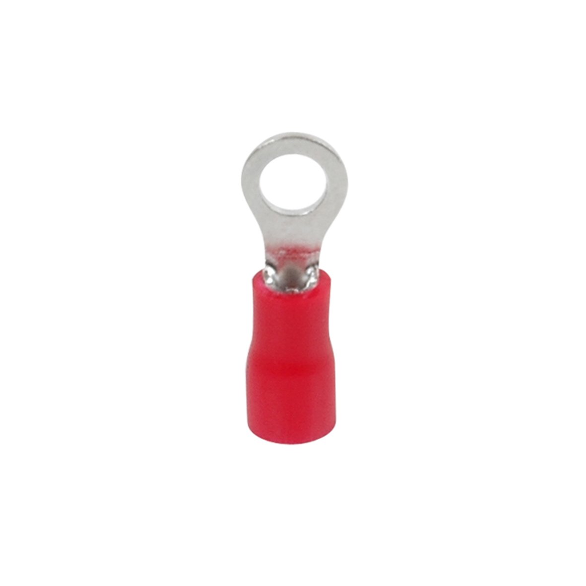 Electrical Terminals | Crimp Terminals | Pre-Insulated End Cap | Pre-Insulated Wiring Ends | Electrical Connector | Cable End Cap | Pack of 10 Round Pre|Isolee D.3mm Red 711011