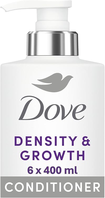 Dove Density & Growth Conditioner 400 ml Pack of 6 with Amino Complex Zinc