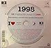 RetroCo I Love 1998 Greeting Card and 1998 Chart Hits Compilation CD