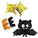 45 Pack Halloween Balloons Set Bat Tassels Inflatable Happy Halloween Swirl Ceiling Hanging Decorations Party Favors Supplies
