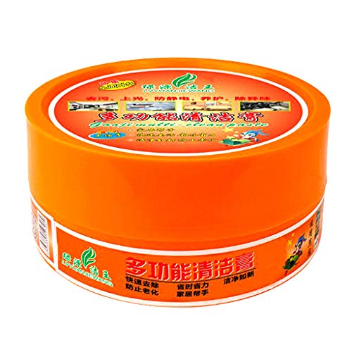 Chercherr Anhydrous Cleaner, Multifunctional Leather Refurbishing Cleaning Cream Nourishing Care Cream Repair Tool For Glass Leather Furniture Metal Floor Decoration(330g)