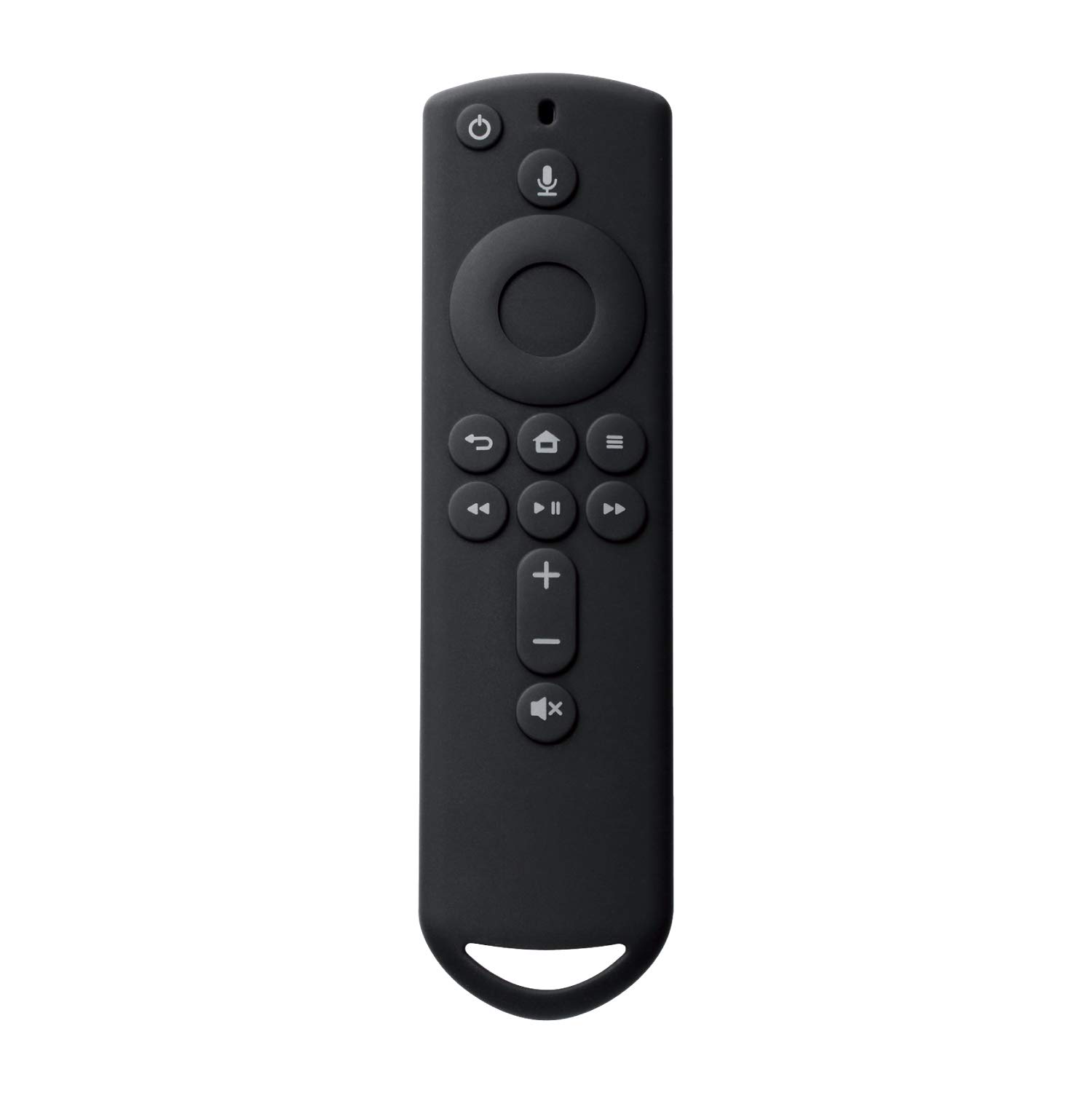 エレコム リモコンカバー 【 Fire TV Stick 4K / Fire TV(第3世代)/ Fire TV Cube 用】 Alexa対応音声認識リモコン用 シリコンカバー フック穴付き AVD-AFTSRCBK ブラック商品画像