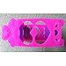 Blackzone Cartoon Plastic Bunk Bed Furniture Kids Toy Accessories for Barbie Dolls House