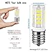 E17 Led Bulb, Aishangni Intermediate Base Led Bulb Appliance Bulb Dimmable 4W Daylight White 6000K, Low Power Consumption, Long Lifespan,450LM,AC110-130V for Home, Kitchen,Light Fixtures (2- Pack)
