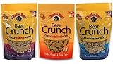 Charlee Bear Grain Free Bear Crunch Treats 3 Flavor Variety Bundle: (1) Bacon & Blueberry Flavor, (1) Chicken, Pumpkin & Apple Flavor, and (1) Turkey, Sweet Potato & Cranberry Flavor (3-Pack Assorted)