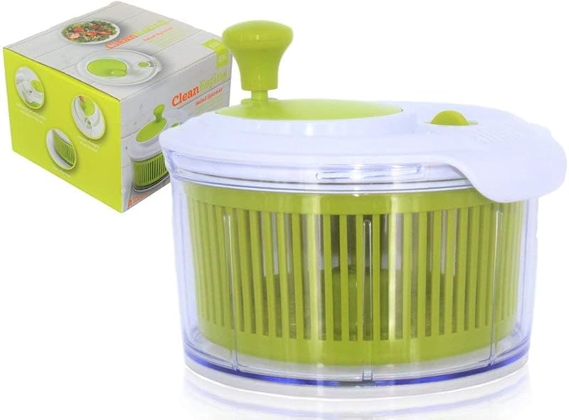 Taylors Eye Witness Small Salad Spinner 16cm Clear Bowl Colander Smart-Lock Lid