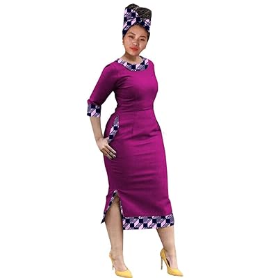white christmas dresses Melody Belted Skater Dress African Ankara Print 2XL main image 1