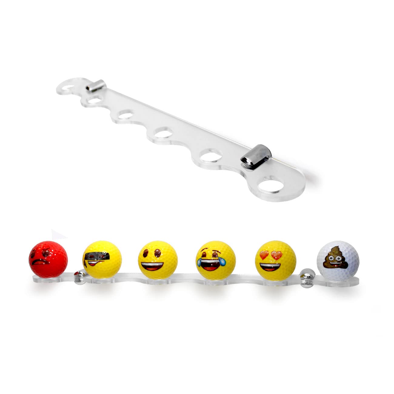 TIELO Wall Mount Golf Ball Display Shelf Bracket Holder Signed Autographed