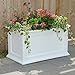 Mayne 5826W 5826-W Fairfield 20x36 Planter, 20 by 36-Inch, White