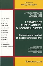 Le  rapport public annuel du Conseil d'État